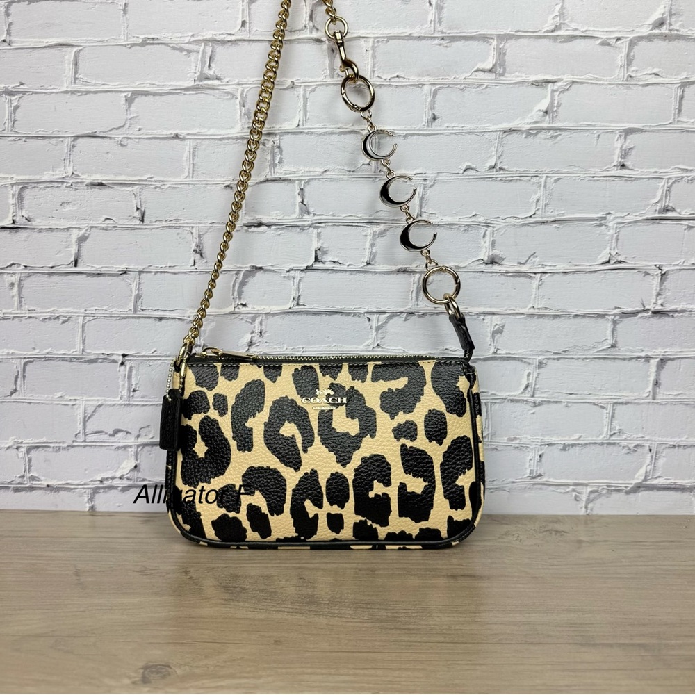 NWT Coach Nolita 19 With Leopard Print a free unbranded extender Price Is Firm